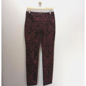 Makers of True Originals Womens Jeans 29 Y2K Brocade Indie Sleaze Dark Coquet